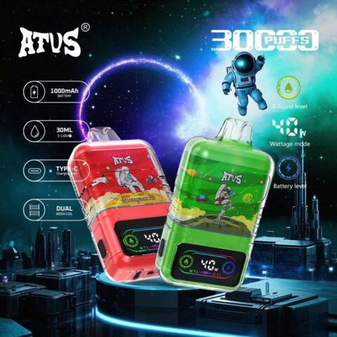 DE021 30000 Puffs Disposable Vape with LED display screen and adjustable airflow MTL DTL