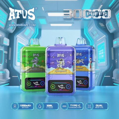 DE021 30000 Puffs Disposable Vape with LED display screen and adjustable airflow MTL DTL