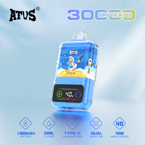 DE021 30000 Puffs Disposable Vape with LED display screen and adjustable airflow MTL DTL