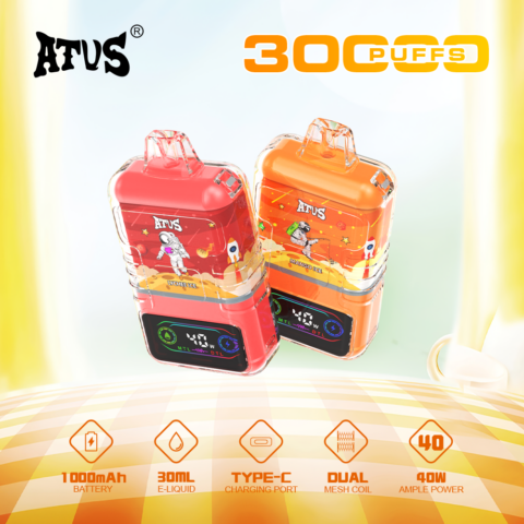 DE021 30000 Puffs Disposable Vape with LED display screen and adjustable airflow MTL DTL