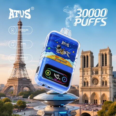 DE021 30000 Puffs Disposable Vape with LED display screen and adjustable airflow MTL DTL