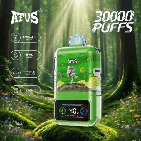 DE021 30000 Puffs Disposable Vape with LED display screen and adjustable airflow MTL DTL