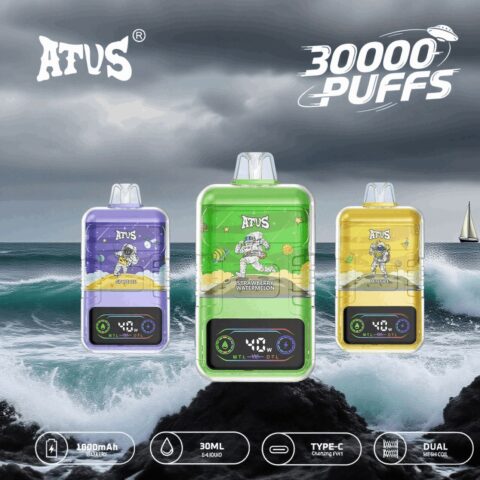 DE021 30000 Puffs Disposable Vape with LED display screen and adjustable airflow MTL DTL