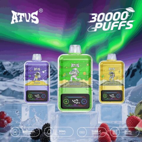 DE021 30000 Puffs Disposable Vape with LED display screen and adjustable airflow MTL DTL