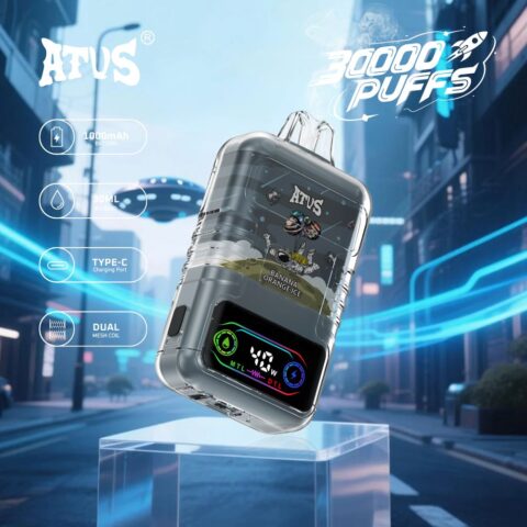 DE021 30000 Puffs Disposable Vape with LED display screen and adjustable airflow MTL DTL