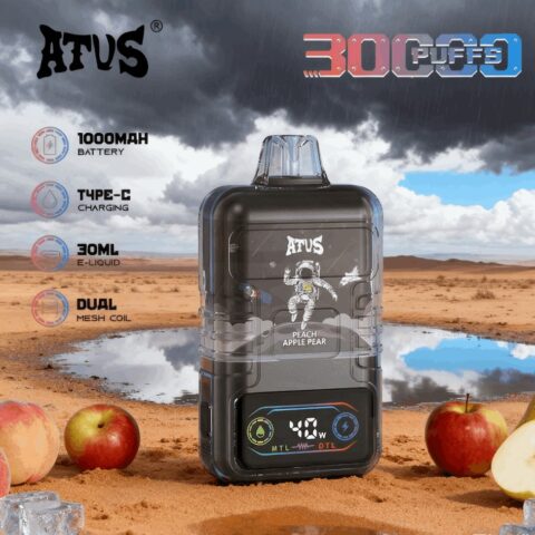 DE021 30000 Puffs Disposable Vape with LED display screen and adjustable airflow MTL DTL