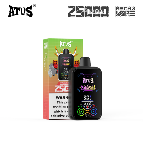 DE022 25000 Puffs Disposable Vape with Full screen rechargeable and adjustable airflow ATVS Vape