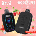 40000 Puffs Disposable Vape with Full screen rechargeable and adjustable airflow Hot sale Adjustable Airflow 35ml ATUS USA warehouse vape