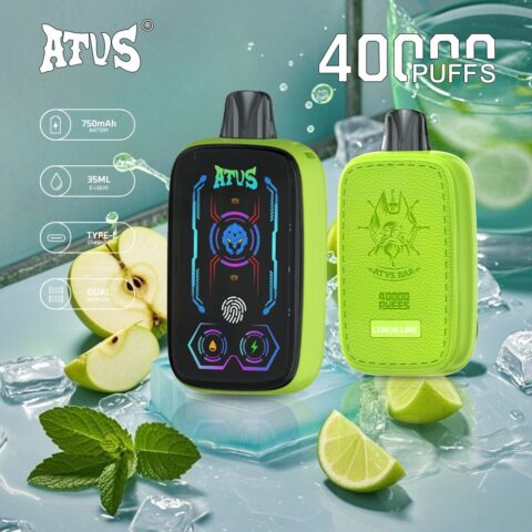 DE023 40000 Puffs Disposable Vape with Full screen rechargeable and adjustable airflow ATVS Vape