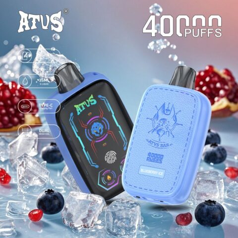 DE023 40000 Puffs Disposable Vape with Full screen rechargeable and adjustable airflow ATVS Vape