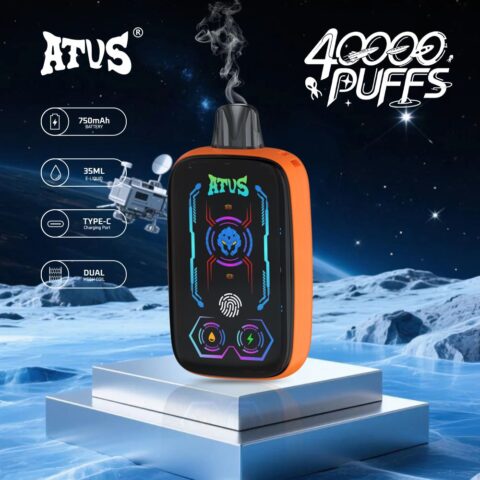 DE023 40000 Puffs Disposable Vape with Full screen rechargeable and adjustable airflow ATVS Vape