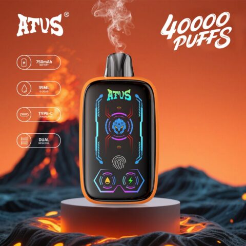 DE023 40000 Puffs Disposable Vape with Full screen rechargeable and adjustable airflow ATVS Vape