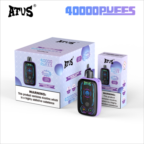 DE023 40000 Puffs Disposable Vape with Full screen rechargeable and adjustable airflow ATVS Vape