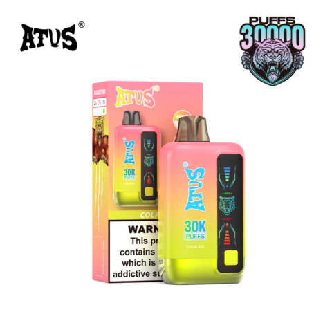 DE026 30000 Puffs Disposable Vape with LED display screen and adjustable airflow ATVS Vape