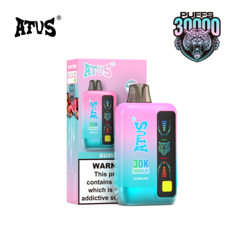 DE026 30000 Puffs Disposable Vape with LED display screen and adjustable airflow ATVS Vape