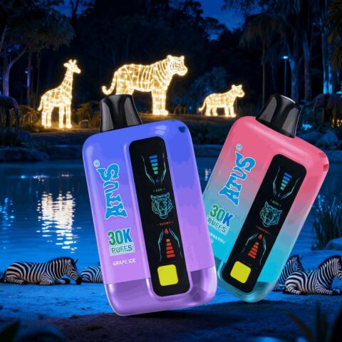 DE026 30000 Puffs Disposable Vape with LED display screen and adjustable airflow ATVS Vape