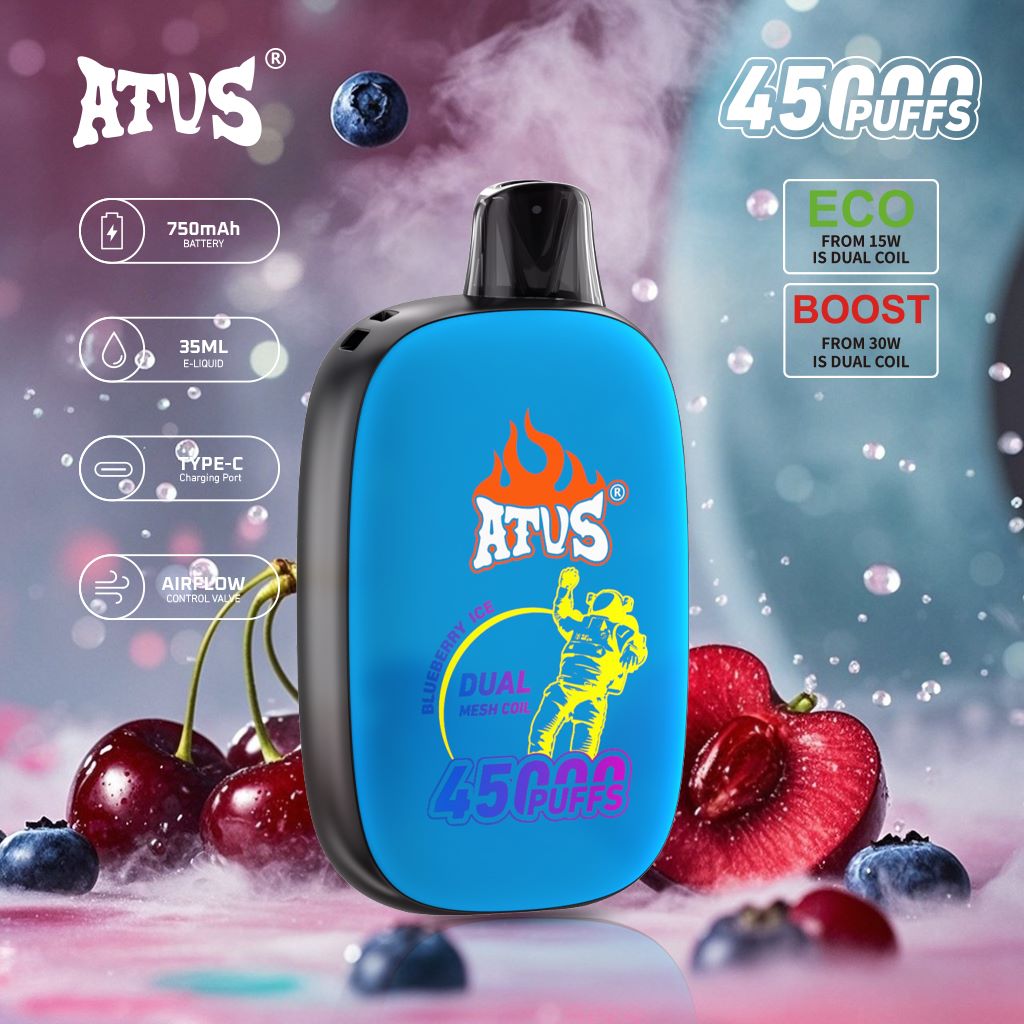 DE027 45000 Puffs Disposable Vape with rechargeable and adjustable airflow ATVS Vape
