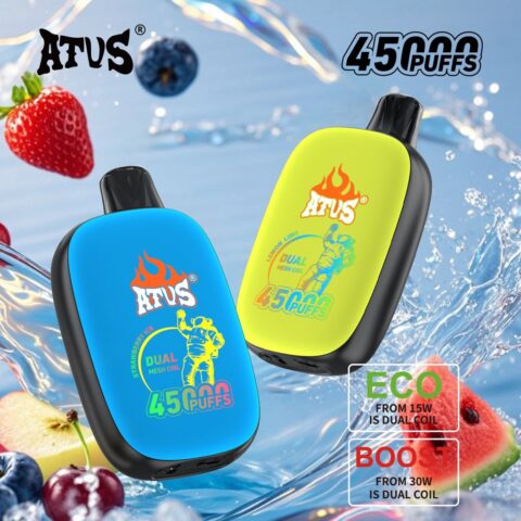 DE027 45000 Puffs Disposable Vape with rechargeable and adjustable airflow ATVS Vape