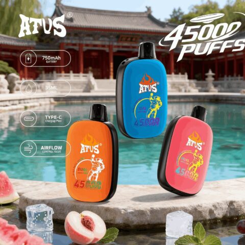 DE027 45000 Puffs Disposable Vape with rechargeable and adjustable airflow ATVS Vape