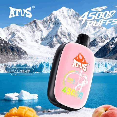 DE027 45000 Puffs Disposable Vape with rechargeable and adjustable airflow ATVS Vape