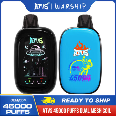 DE027 45000 Puffs Disposable Vape with rechargeable and adjustable airflow ATVS Vape