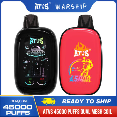 DE027 45000 Puffs Disposable Vape with rechargeable and adjustable airflow ATVS Vape