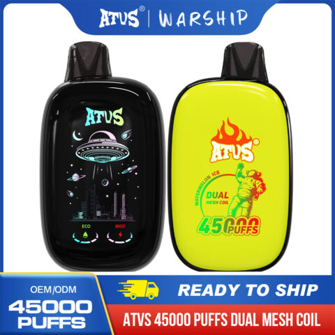 DE027 45000 Puffs Disposable Vape with rechargeable and adjustable airflow ATVS Vape
