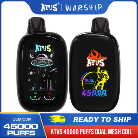 DE027 45000 Puffs Disposable Vape with rechargeable and adjustable airflow ATVS Vape