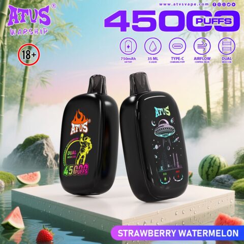 DE027 45000 Puffs Disposable Vape with rechargeable and adjustable airflow ATVS Vape